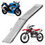 KCT Vehicle Loading Motorbike Ramp Heavy Duty 200kg Capacity Folding Motorcycle Bike Access
