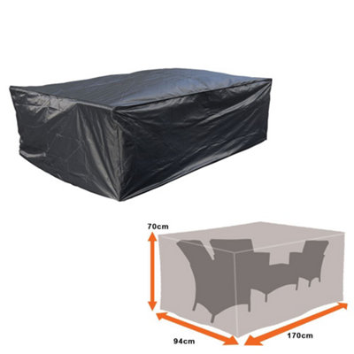 KCT Weatherproof Outdoor Rectangle Garden Furniture Cover - Small
