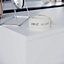 Keaton Gloss White 3 Drawer Bedroom Dressing Table, Makeup Vanity Table & Office Desk