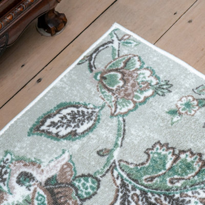 Keats Ombre Print Non-Slip Reverse Washable Rug