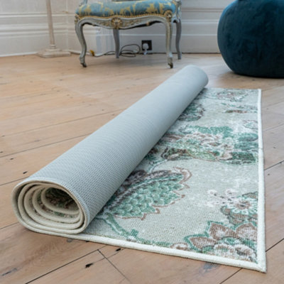 Keats Ombre Print Non-Slip Reverse Washable Rug