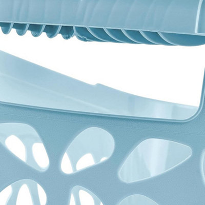 Keeeper Air Permeable Design Laundry Basket 32 litre - Blue - 5