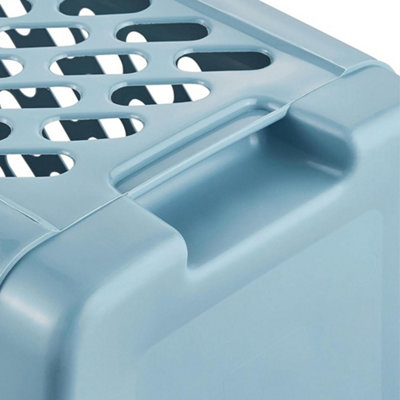 Keeeper Laundry Hamper with Hinged Lid 60 Litre - Blue - 4