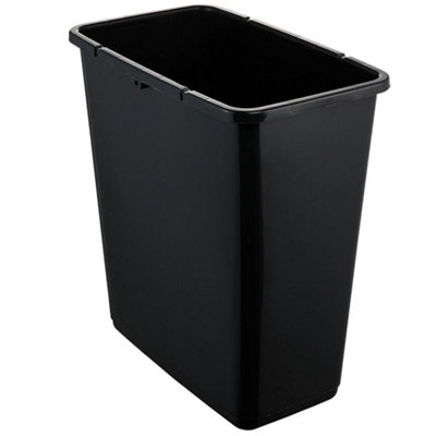 Keeeper Premium Waste Bin with Flip Lid 25 Litre - Black - 3