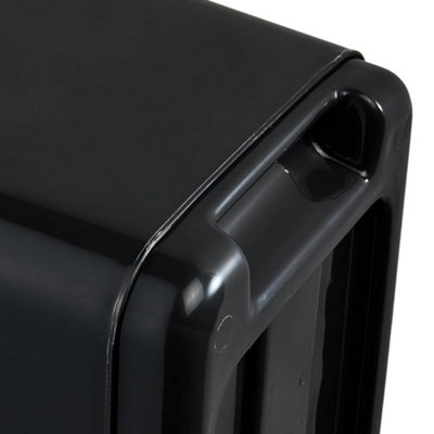 Keeeper Premium Waste Bin with Flip Lid 25 Litre - Black - 5
