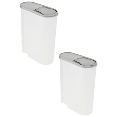 Keeeper Set of 2 Pouring Jar 5 Litre with Hinged Lid