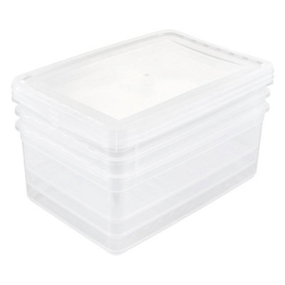Keeeper Set of 3 Storage Boxes 11 Litre with Lid and Air Control System