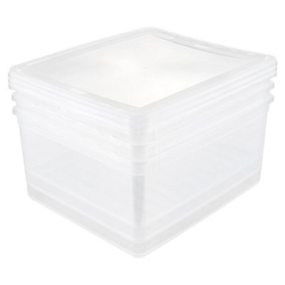 Keeeper Set of 3 Storage Boxes with Lid and Air Control System 18 Litre