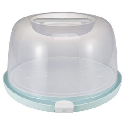 Keeeper Tall Cake Container & Lid with Cutting Grooves and Serving Plate