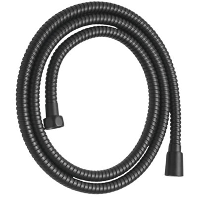 KeenFix KEF-SA-138 Black Large Bore Cone to Nut Shower Hose: 1.5m at B&Q