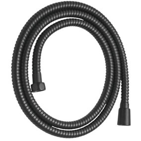 KeenFix KEF-SA-138 Black Large Bore Cone to Nut Shower Hose: 1.5m