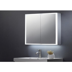 Keenware KBM-104 Rigel LED 700x600 Bathroom Mirror Cabinet