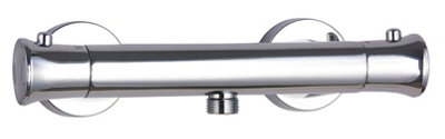 Keenware KBS-008 Chrome Brass Thermostatic Bar Shower Valve With Bottom Outlet