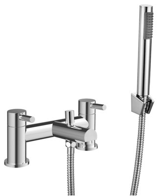 Keenware KBT-537 Perivale Contemporary Bath Shower Mixer Tap: Chrome