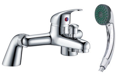 Keenware KBT-555 Albany Bath Shower Mixer Tap: Chrome