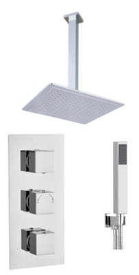 Keenware KBV-013 Malibu Concealed Two Outlet Shower Valve Ceiling Kit: Chrome Price Comparisons | Compare The Build