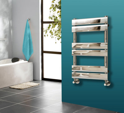 Keenware KTW-003 Hoxton Chrome Designer Flat Panel Towel Warmer Radiator: 650x400mm Price Comparisons | Compare The Build