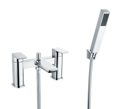 Keenware Mayfair Contemporary Bath Shower Mixer Tap: Chrome