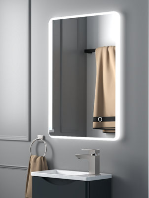 Keenware Polaris Slimline LED Bathroom Mirror 700x500mm