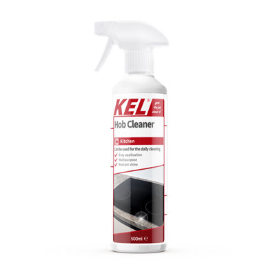 KEL - Hob Cleaner Spray, Grease Remover & Kitchen Cleaner Degreaser, Ceramic Hob Cleaner & Gas Hob Cleaner  - 500ml