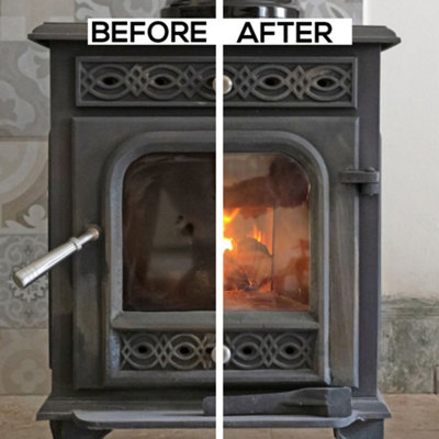 KEL - Stove Glass Cleaner Spray, Dissolves Soot, Grease & Tar ...