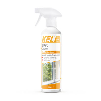 KEL - UPVC Cleaner Spray for All Synthetics, Ideal for Doors & Window Frames - 500ml