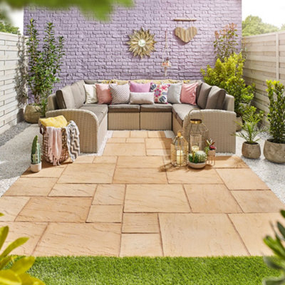 Kelkay Abbey Paving 450 x 300mm York Gold