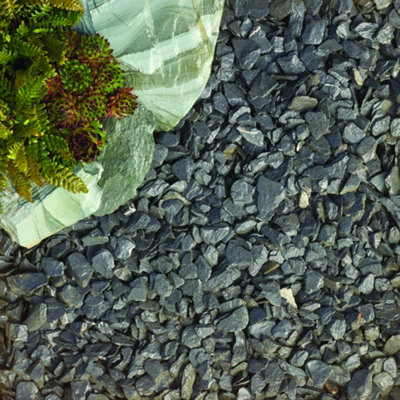 Kelkay Black Slate 40mm Premium Aggregates Slate Bulk Bag 750kg - 5