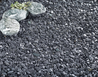 Kelkay Blue Slate 20mm Premium Aggregates Slate Bulk Bag 750kg - 3