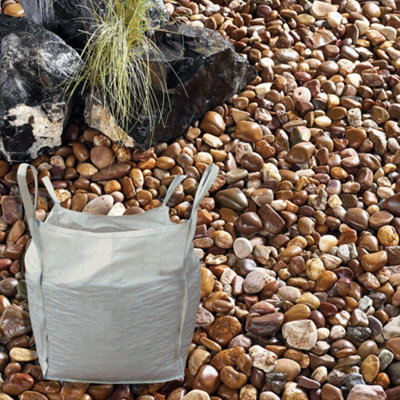 Kelkay Coastal Pebbles Premium Aggregates Pebbles Bulk Bag 750kg - 4