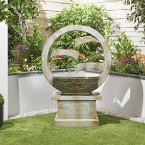 Kelkay Easy Fountain Tranquil Spills Mains Plugin Powered Garden Water Feature