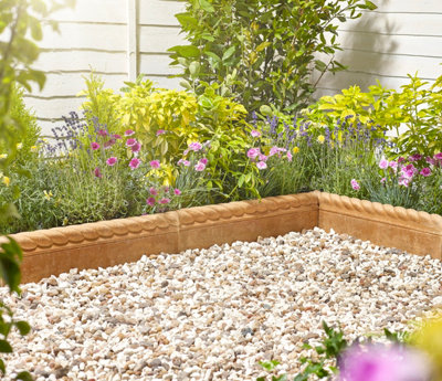 Kelkay Gold Full Rope Top Garden Edging  - 575mm - York Gold - Pack of 40
