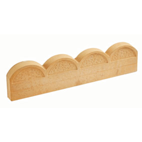 Kelkay Gold Wave Top Garden Edging - 600mm - York Gold - Pack of 56