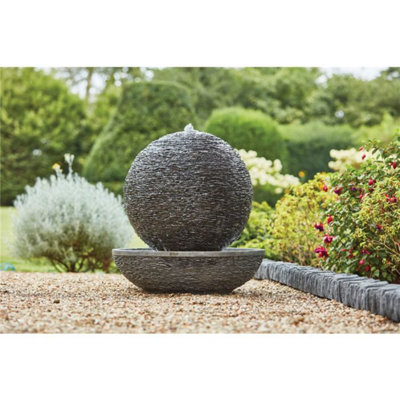 Kelkay Mysterious Moon Solar Water Feature with Protective Cover
