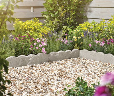 Kelkay Natural Random Garden Scalloped Edging - Lakefell - 300 x 560mm - Pack of 81
