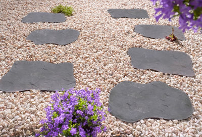 Kelkay Natural Random Stepping Stone 600 x 400mm Charcoal Paving