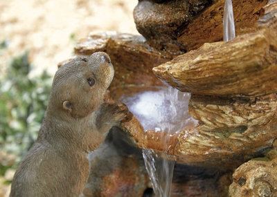 Kelkay Otter Pools with Lights Mains Plugin Powered Water Feature