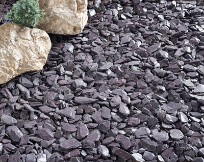 Kelkay Plum Slate 40mm Premium Aggregates Slate Bulk Bag - 3