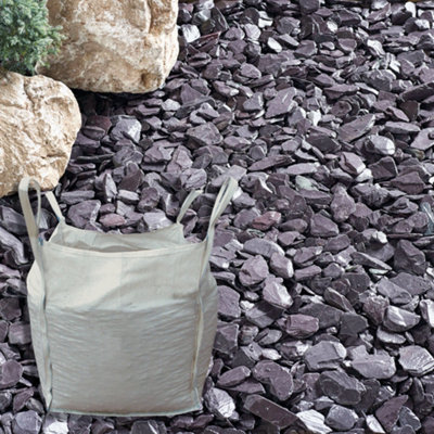 Kelkay Plum Slate 40mm Premium Aggregates Slate Bulk Bag - 4