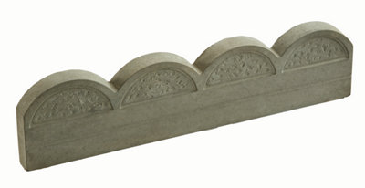 Kelkay Wave Top Edging 600mm Antique Grey
