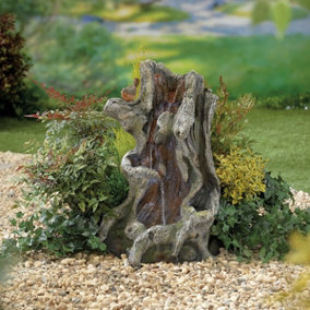 Kelkay Willow Spills with Lights Mains Plugin Powered Water Feature with Protective Cover