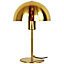 KELLY - CGC Brushed Gold Mushroom Table Lamp