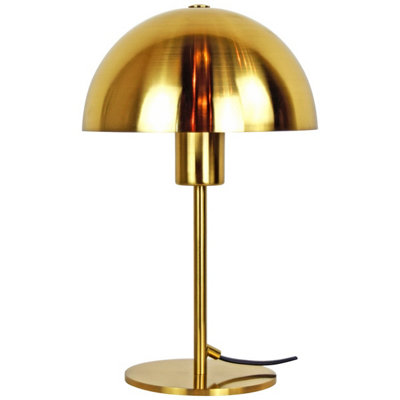 KELLY - CGC Brushed Gold Mushroom Table Lamp