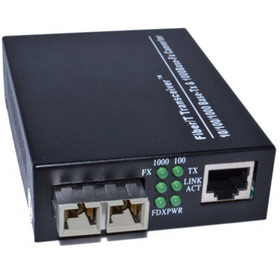 kenable 1000Mbps GIGABIT TX to FX SC 1000 Base MM Fibre Optic Media ...