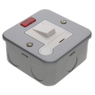 kenable 13A DP Switched Fused Connection Unit with Neon Light and ...