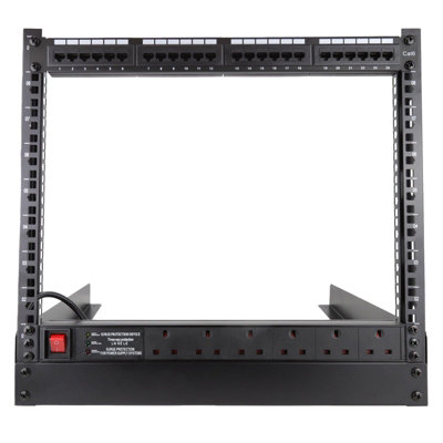 kenable 19 inch Rack Mount Stand Open Format for Desktop Work Surface ...