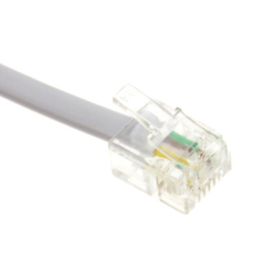 kenable 4 Wire BT Plug to RJ11 Crossover Telephone Cable 10m