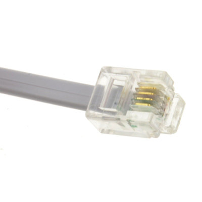 KENABLE 4 WIRE BT PLUG TO RJ11 CROSSOVER TELEPHONE CABLE 5M