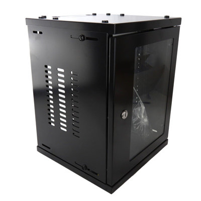 kenable 8U MiniMedia SOHO Metal Wall Cabinet for 10 inch Data Rack ...