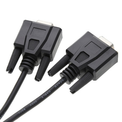 kenable 9 Pin DB9 Serial RS232 NULL Modem High Speed Shielded Cable 5m